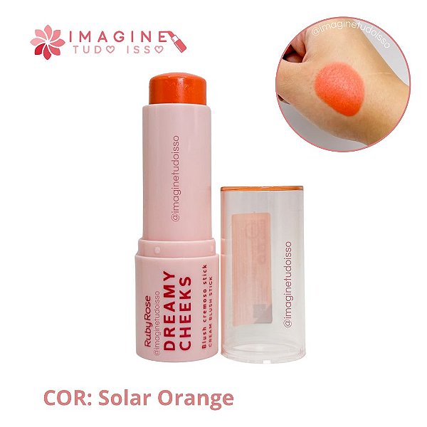 Blush Cremoso Stick Dreamy Cheeks (COR Solar Orange) - Ruby Rose