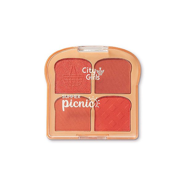 Paleta de Blush Summer Picnic (COR B) - City Girls