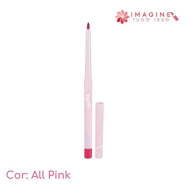 Lápis Retrátil Colorido (COR All Pink) - Melu by Ruby Rose