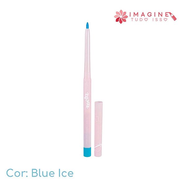 Lápis Retrátil Colorido (COR Blue Ice) - Melu by Ruby Rose