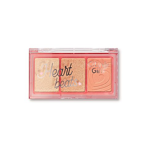 Paleta de Blush e Iluminador Heart Beats - City Girls
