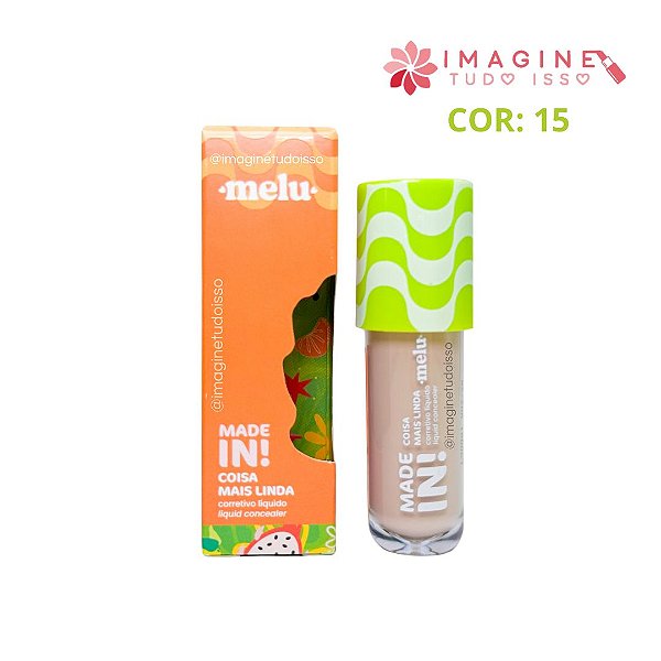 Corretivo Líquido Coisa Mais Linda Made In! (COR 15) - Melu by Ruby Rose
