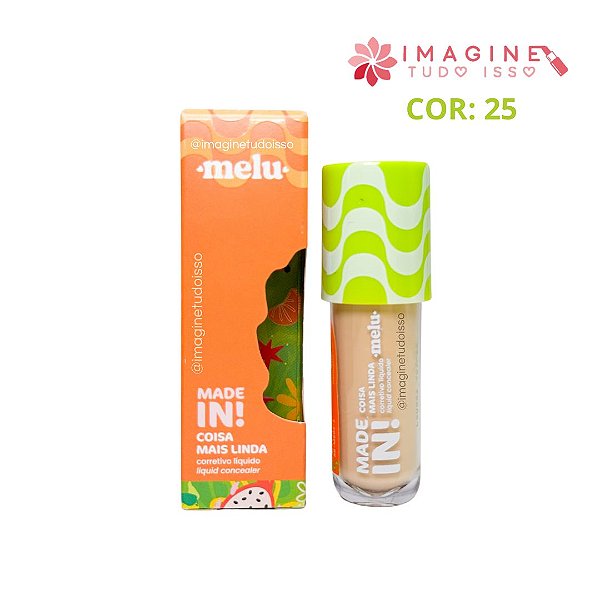 Corretivo Líquido Coisa Mais Linda Made In! (COR 25) - Melu by Ruby Rose