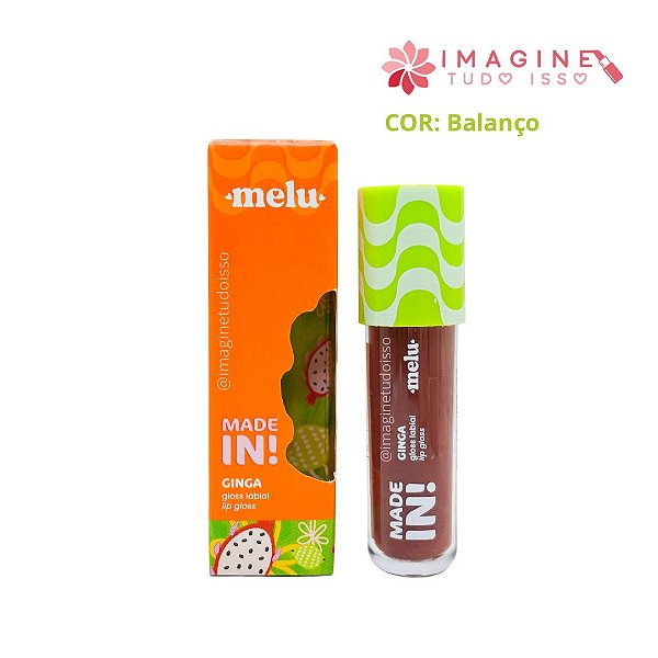 Gloss Labial Ginga Made In! (Balanço) - Melu by Ruby Rose