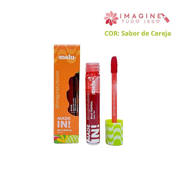 Aqua Tint Beijo Tropical Made In! (Sabor de Cereja) - Melu by Ruby Rose