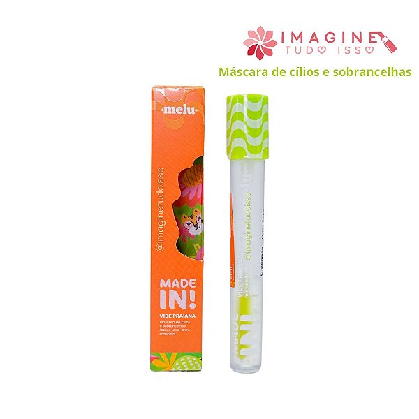 Máscara de Cílios e Sobrancelhas Vibe Praiana Made In! - Melu by Ruby Rose
