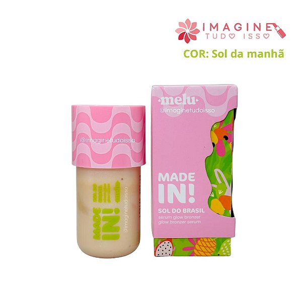 Sérum Glow Sol do Brasil Made In! (COR Sol da Manhã) - Melu by Ruby Rose