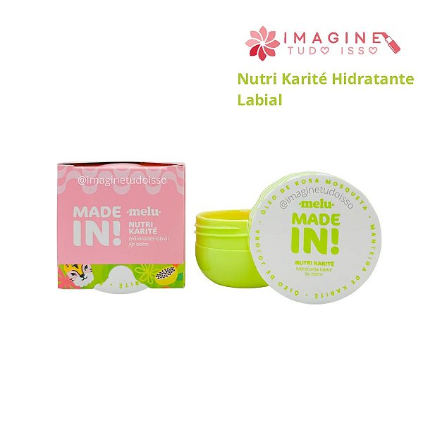 Hidratante Labial Nutri Karité Made In! - Melu by Ruby Rose