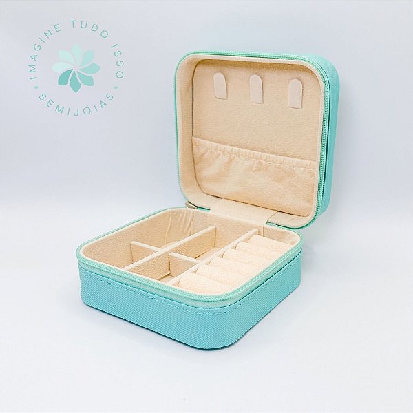 Mini Porta Joias (cor: Tiffany)