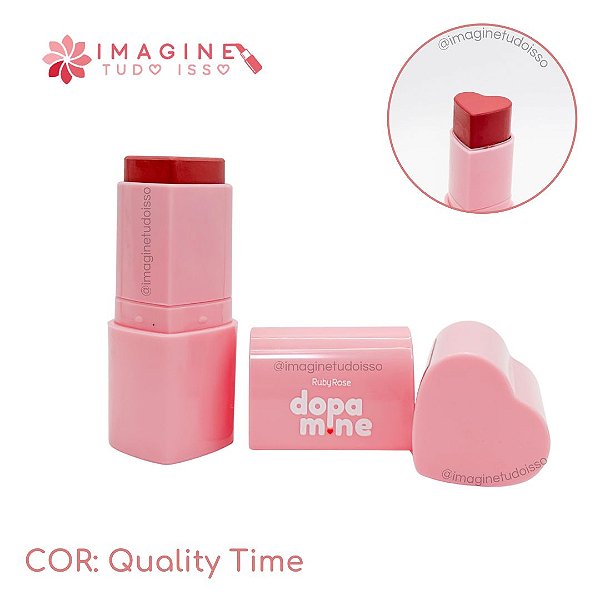 Blush Stick Lovely Dopamine (COR Quality Time) - Ruby Rose