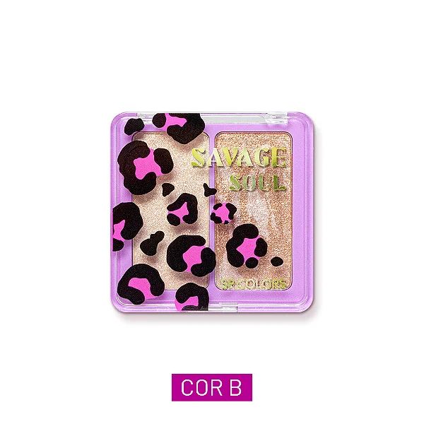 Iluminador e Bronzer Savage Soul (COR B) - SP Colors