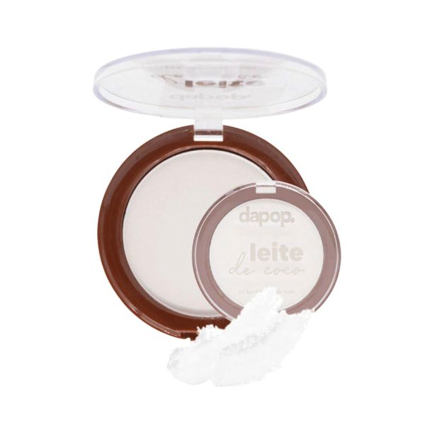 Pó Facial Translúcido Matte Leite de Coco - Dapop