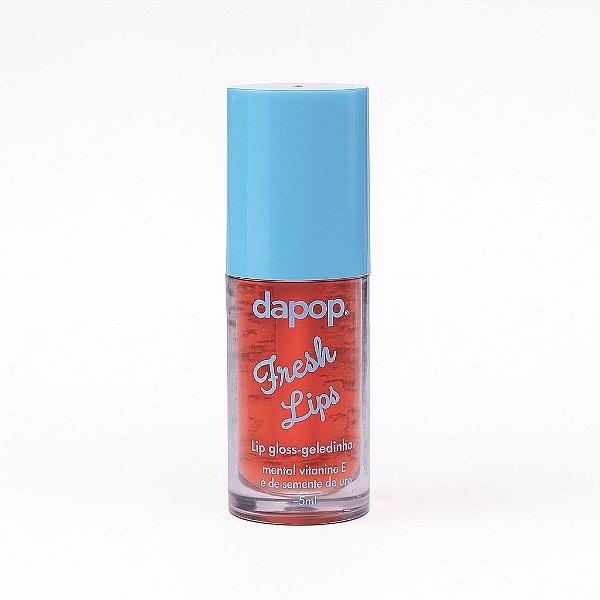 Lip Gloss Geladinho Fresh Lips (COR Romã) - Dapop.