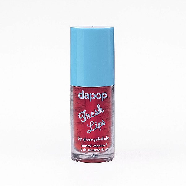 Lip Gloss Geladinho Fresh Lips (COR Uva) - Dapop.