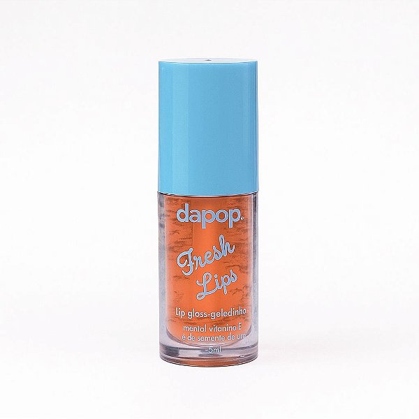 Lip Gloss Geladinho Fresh Lips (COR Pêssego) - Dapop.