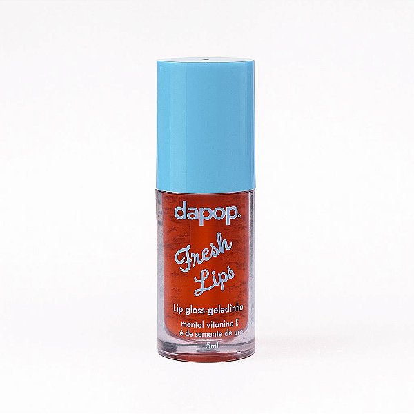 Lip Gloss Geladinho Fresh Lips (COR Cereja) - Dapop.