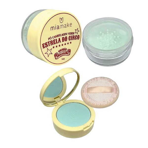 Pó Camuflagem Verde Abracadabra - Miamake