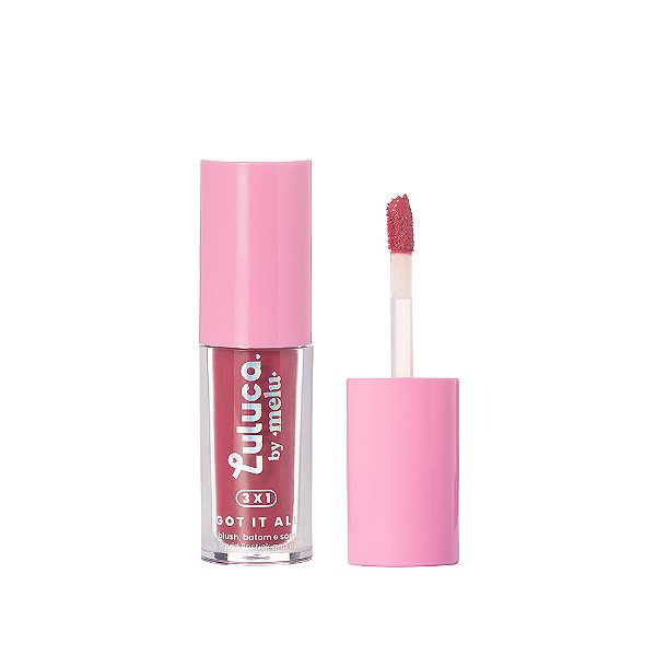 3x1 Blush,Batom e Sombra Got It All (COR Kinda Slay) - Luluca by Melu