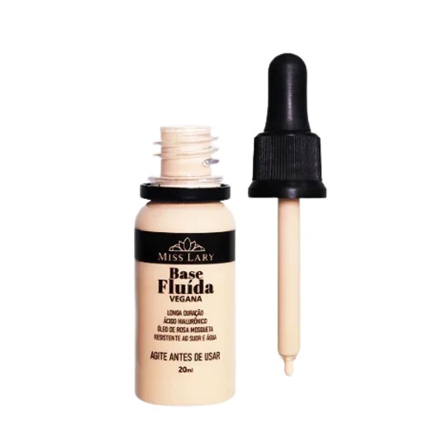 Base Fluída Vegana Conta Gotas (COR 02) - Miss Lary