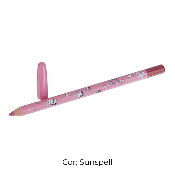 Lápis Contorno Labial Princesa (COR Sunspell) - Fenzza