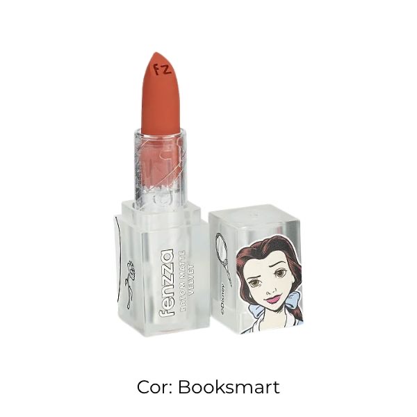 Batom Matte Velvet Princesa (COR Booksmart) - Fenzza