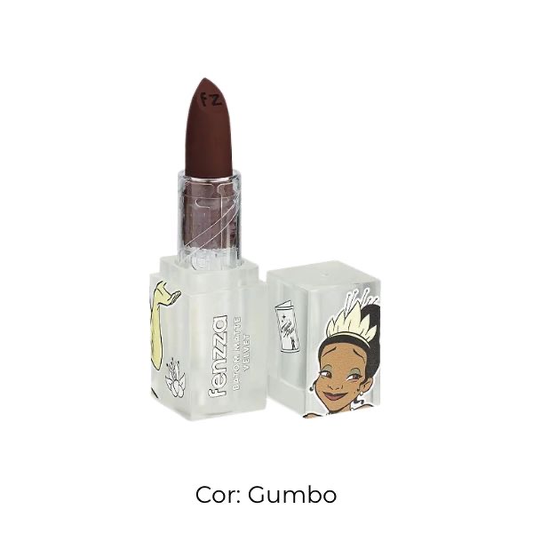 Batom Matte Velvet Princesa (COR Gumbo) - Fenzza