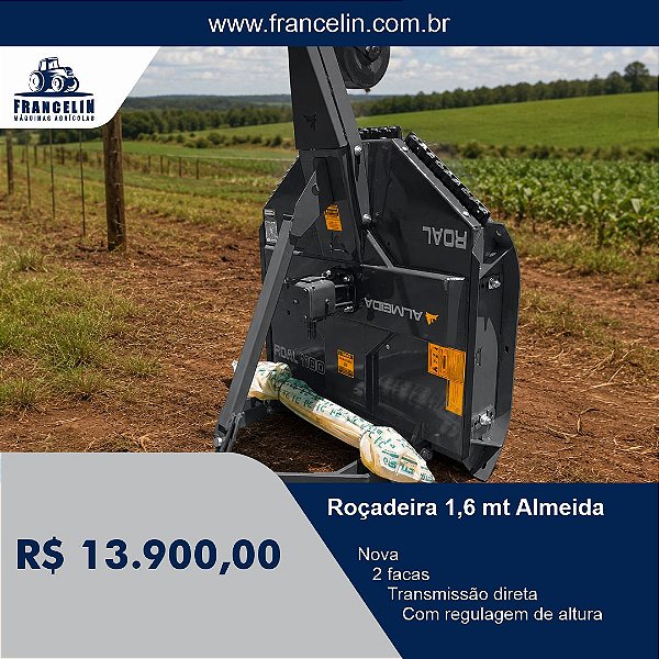 Roçadeira 1,6 mt Almeida Nova