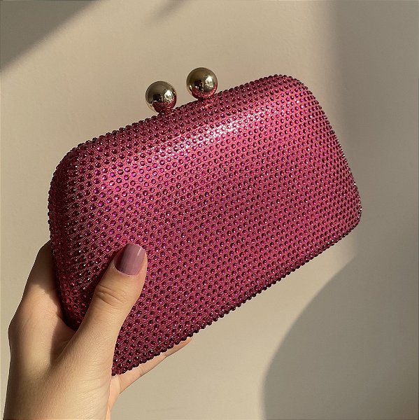 Clutch Slim Retangular Pink
