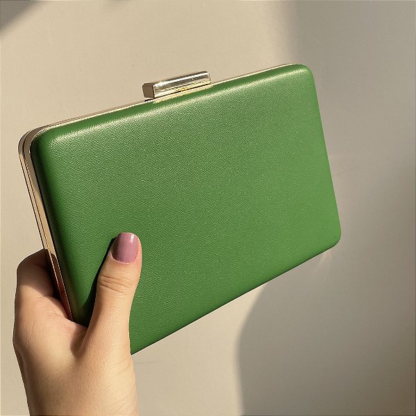 Clutch Retangular Verde