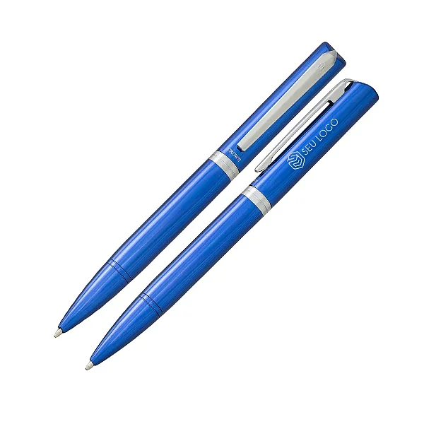 Caneta Crown Platinum Esferográfica Personalizada Com Logotipo