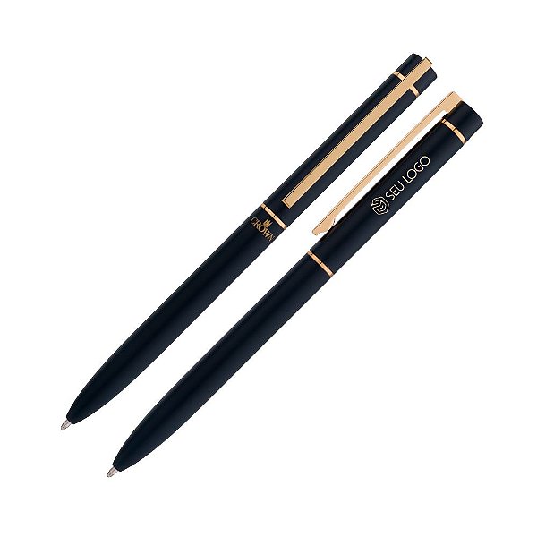 Caneta Crown Sensation Esferográfica Personalizada Com Logotipo