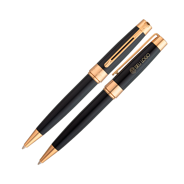 Caneta Crown President Esferográfica Personalizada Com Logotipo