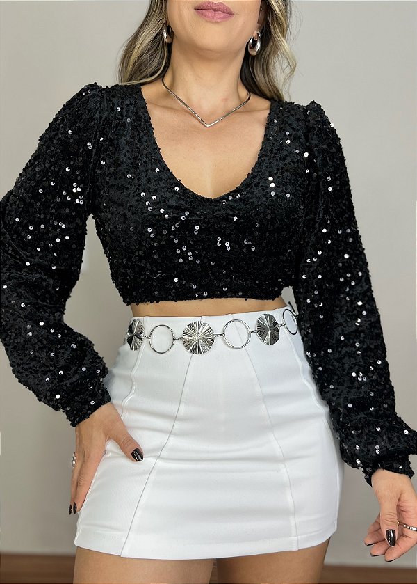 Short saia triângulo