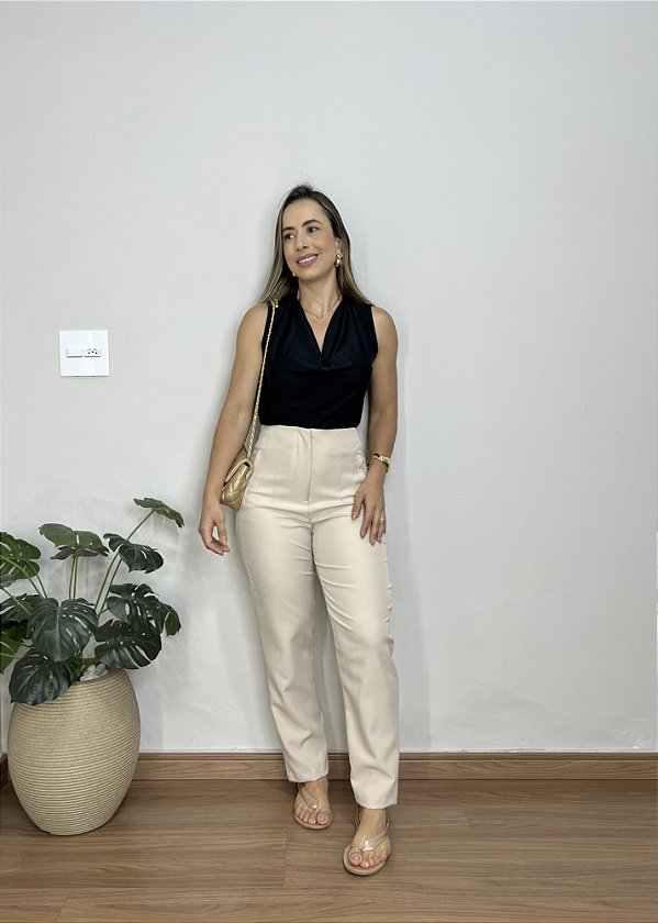 Calça Alfaiataria Zara (FORMA PEQUENA - leia descrição)