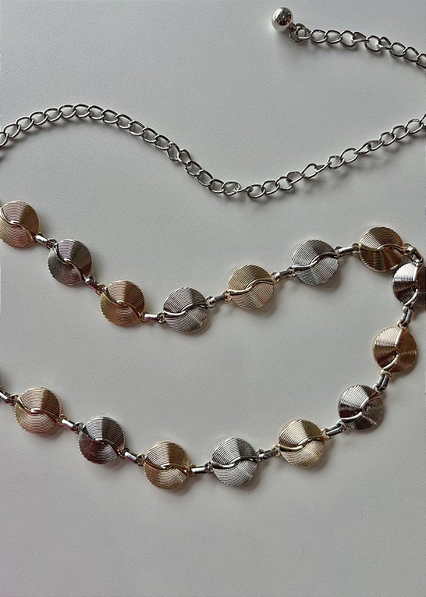 Cinto correntaria moeda mix de banhos