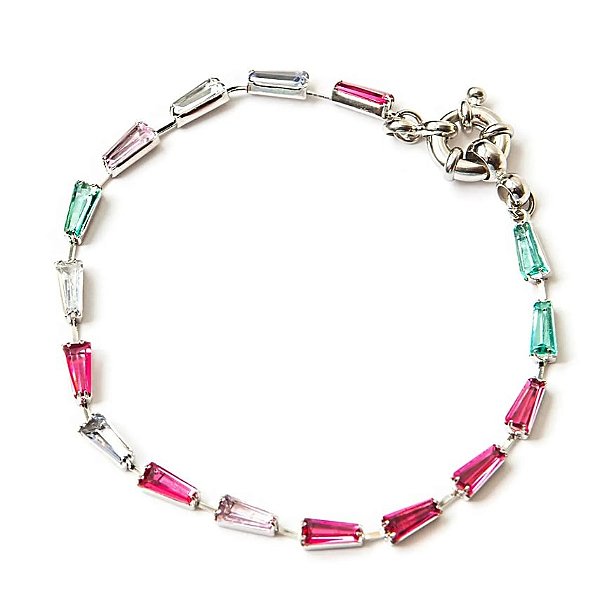 Pulseira Pedras Coloridas