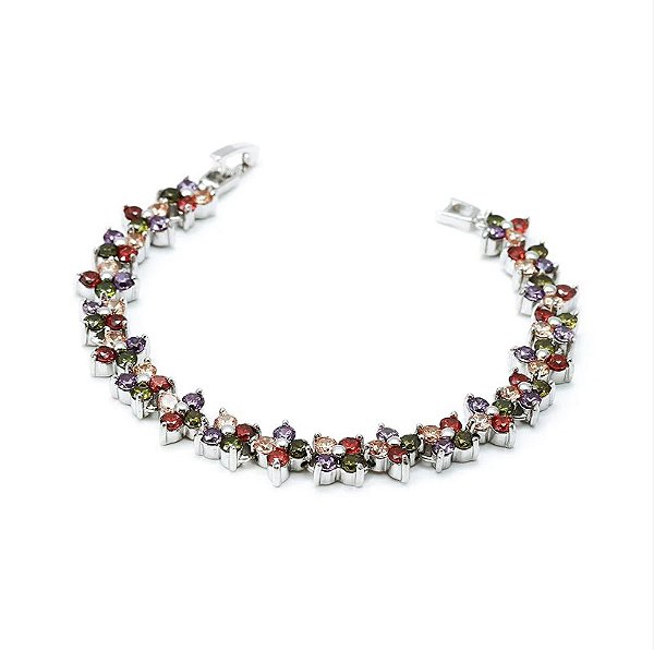 Pulseira Micro Flores Luxuosas