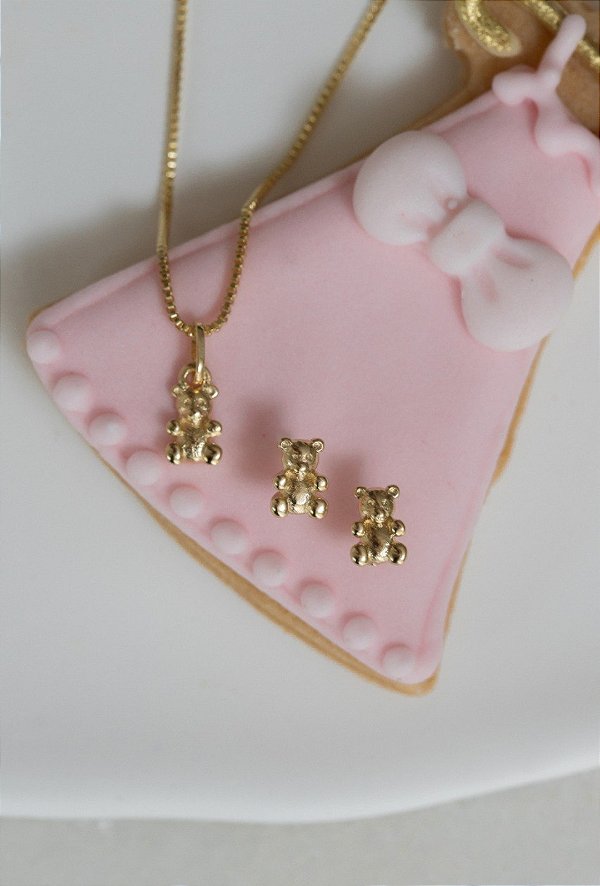 Conjunto Ursinho Ouro