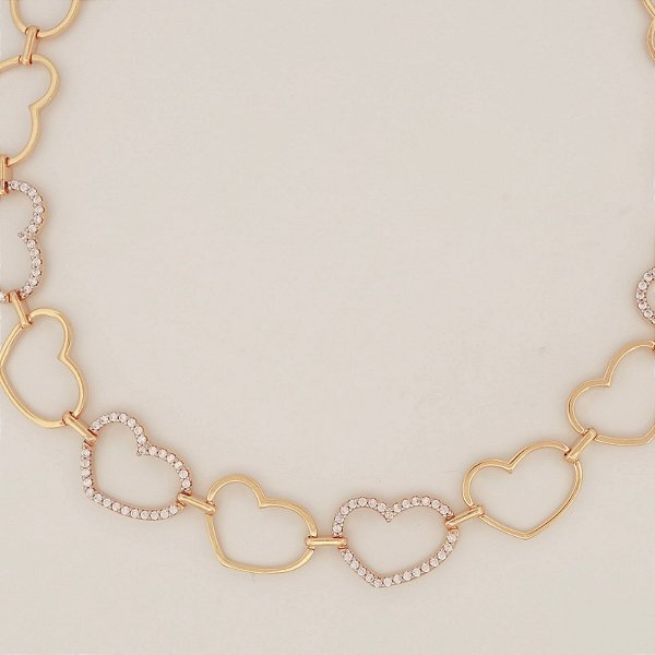 Chocker Corações Vazados