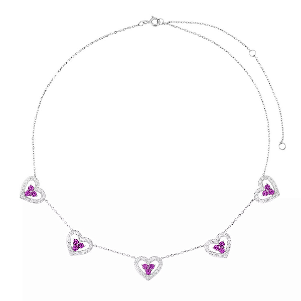 Choker coração shine
