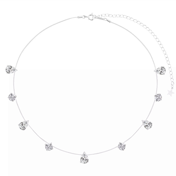 Choker Flutuante Shine