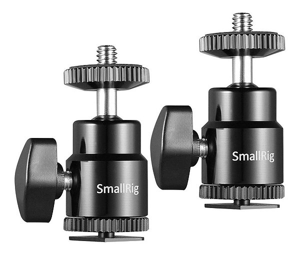 Mini Ballhead Com Hotshoe Smallrig - Pacote Com 2 Un. 2059