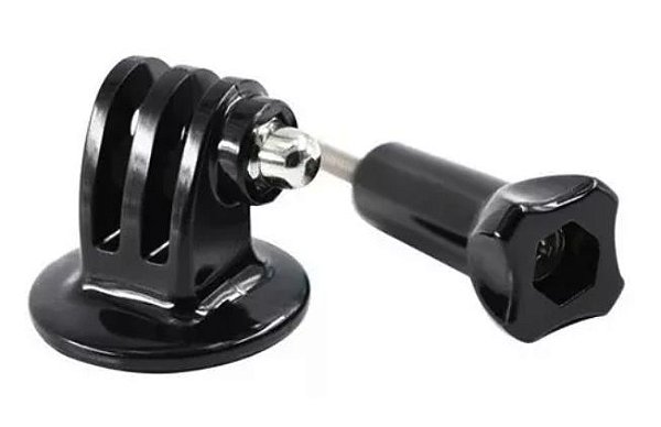 Adaptador Suporte Tripe 1/4 Femea + Parafuso Pino Gopro
