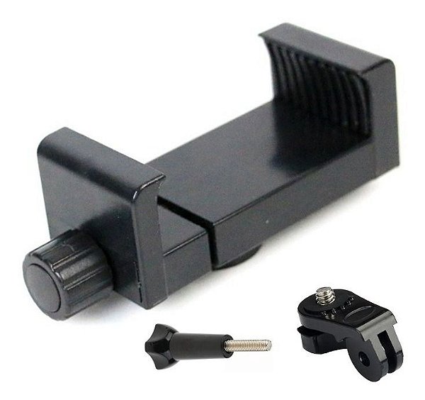 Suporte Seguro P/ Celular Encaixe P/ Gopro E Outras Cameras