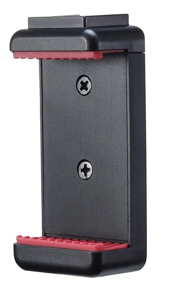 Suporte Celular P/ Tripé C/ Apoio Para Led Ou Microfone