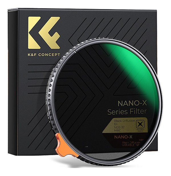 Filtro Black Pro Mist 1/4 77mm Nano-x Nd2 A Nd32 K&F Concept