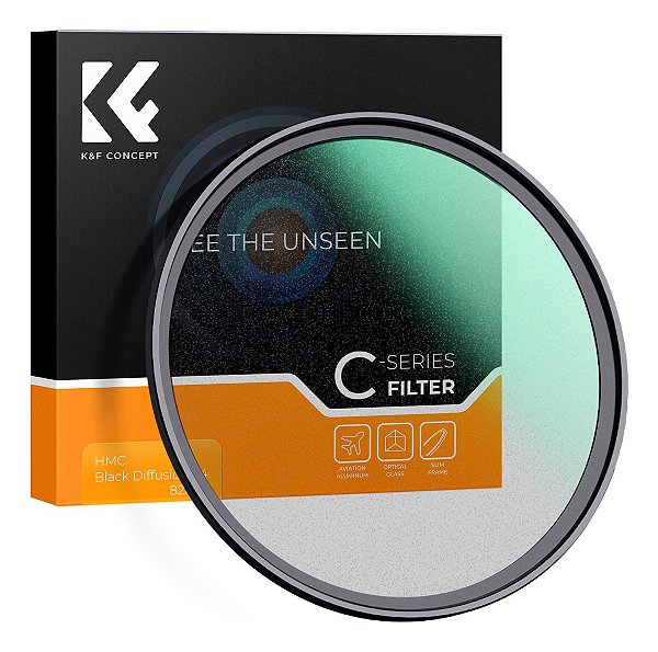 Filtro Lente Black Pro Mist 1/4 72mm Ultra Fino K&F Concept