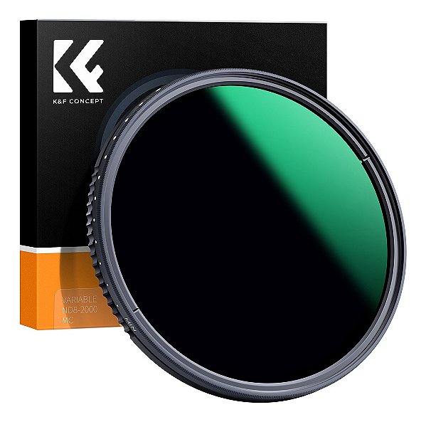 Filtro Nd Variável Nd2 A Nd2000 82mm Densidade Neutra K&F Concept