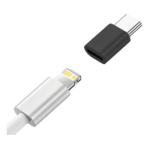 Adaptador Usb Tipo C Macho Para Lightning Fêmea iPhone