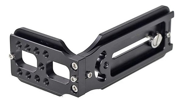 Plate Para Tripé Câmera Na Vertical L Suporte Liga Alumínio